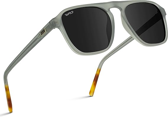 Polarized Modern Aviator One-Bridge Square Mens Sunglasses